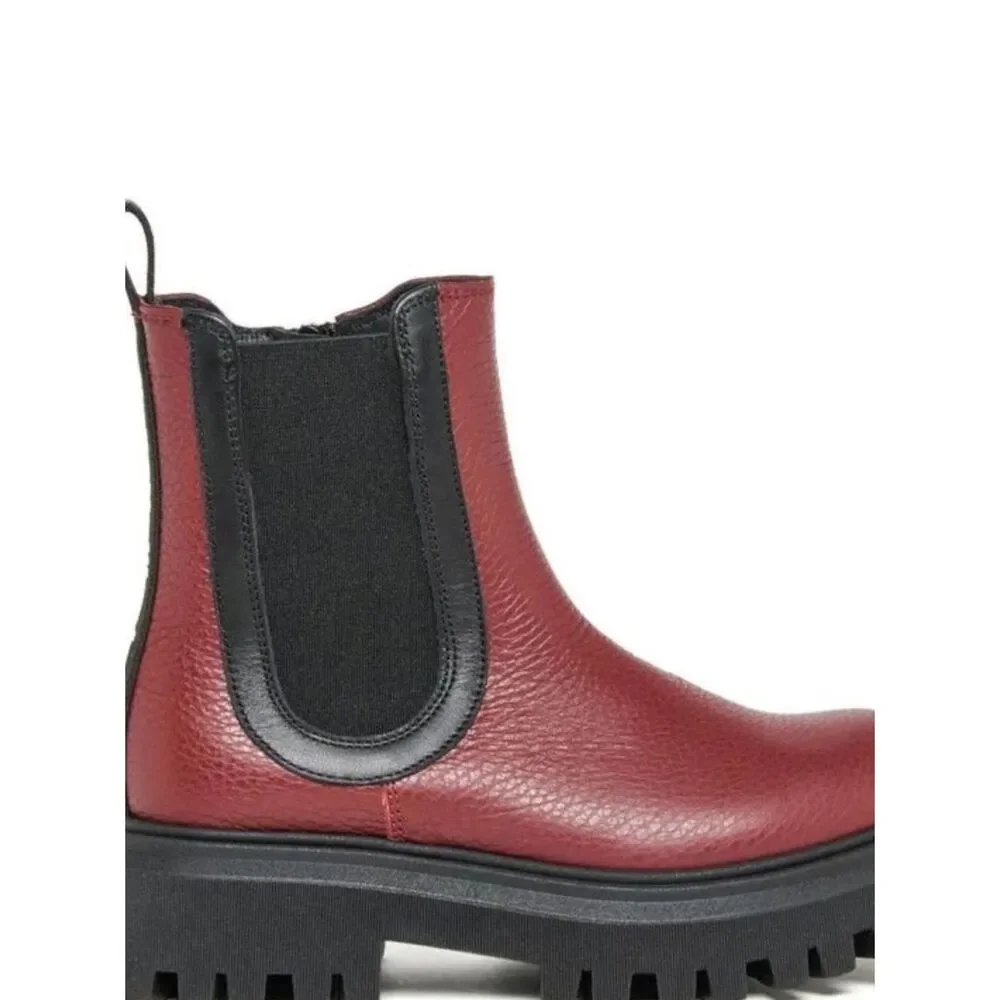 NWT MARNI Chelsea Brick Red Boots $1070
